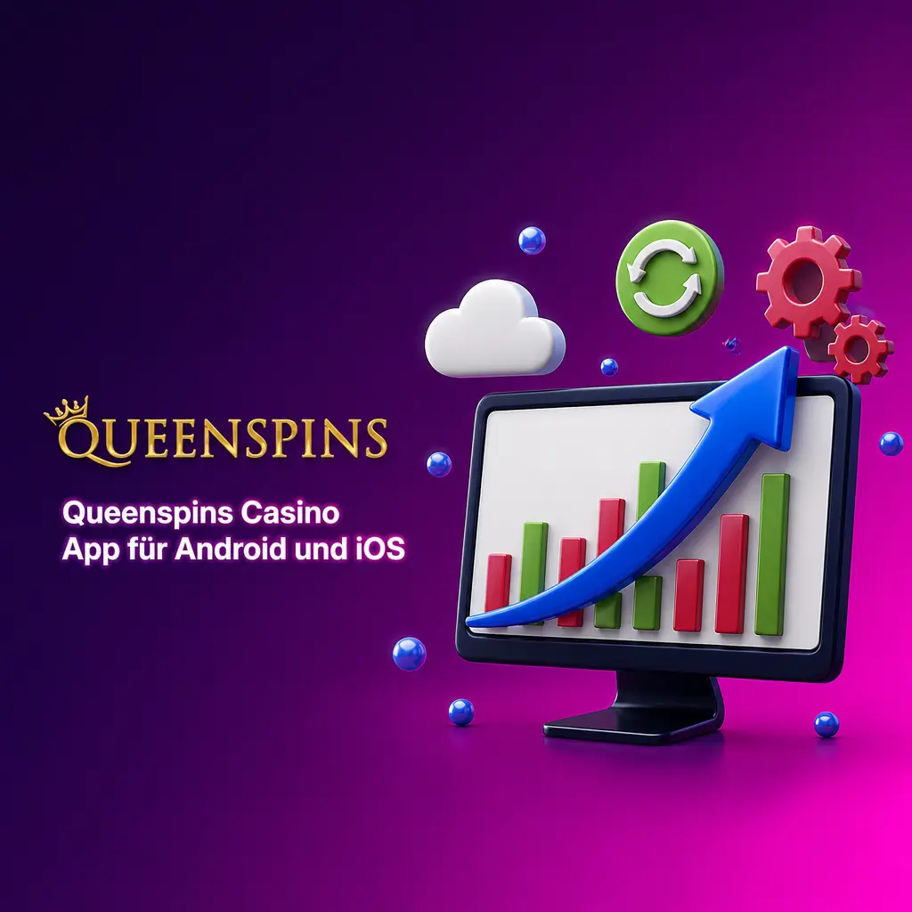 Queenspins Casino App für Android und iOS mit Slots, Live-Casino, Sportwetten und Touch-ID-Anmeldung